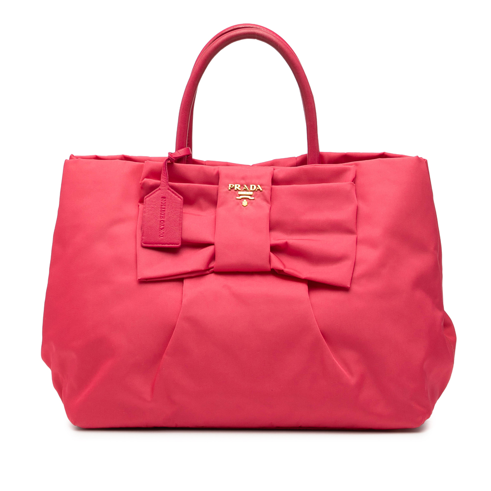 Pre-Loved Prada Tessuto Fiocco Bow Tote - Picture 1 of 7